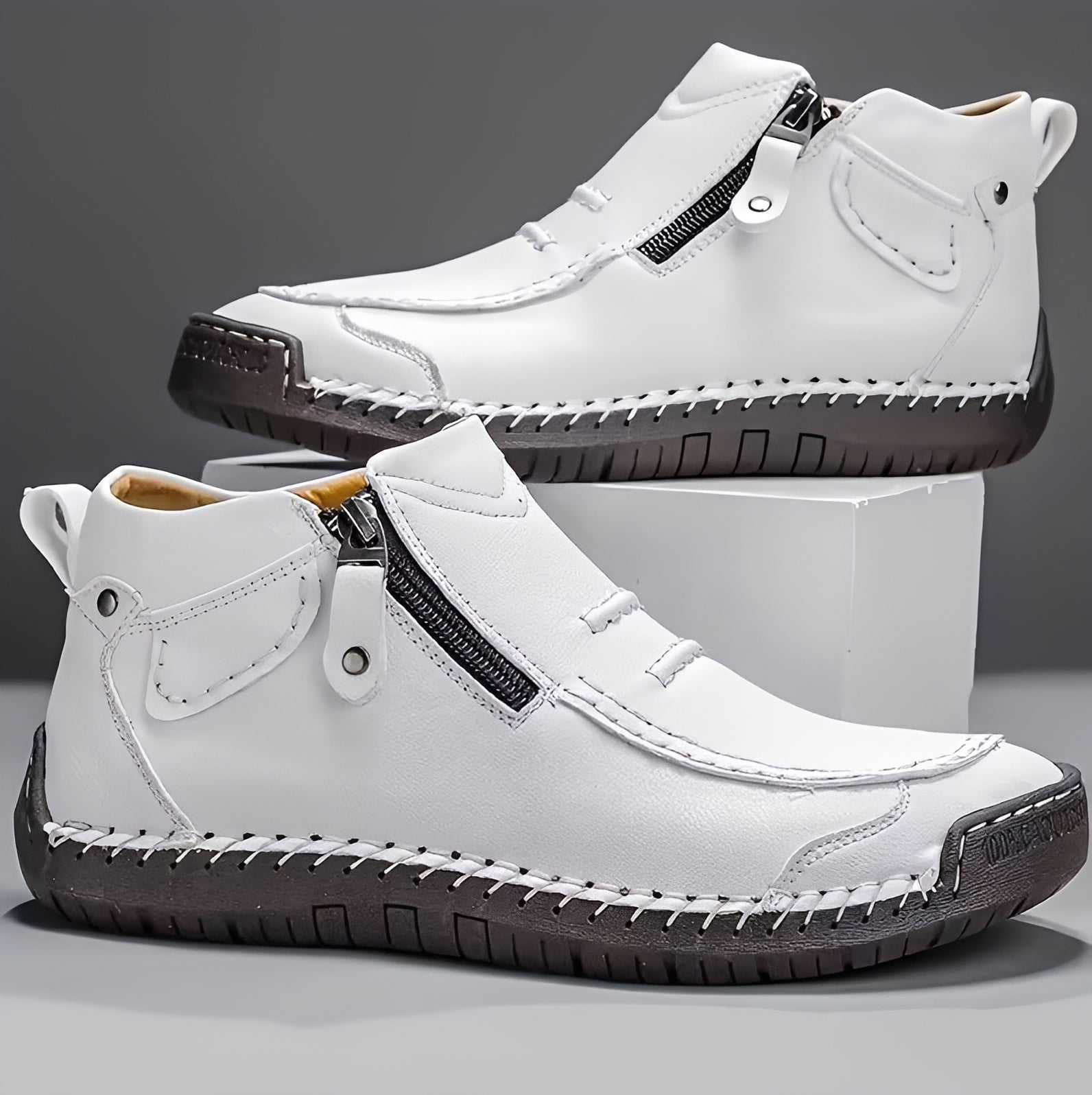 David - Elegante Stiefel mit Zipper