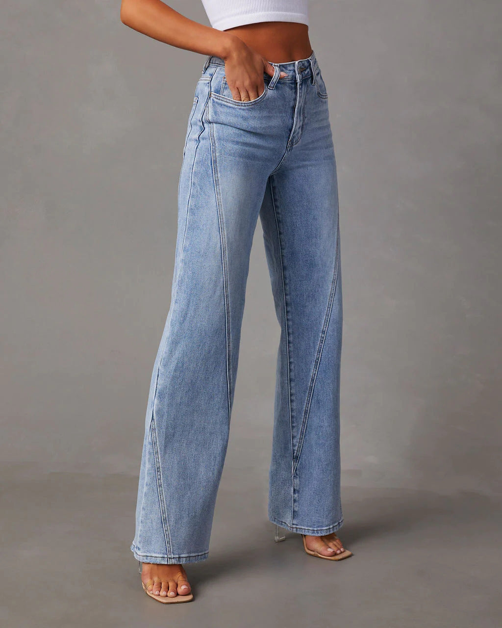 Rhian - Moderne, locker geschnittene Jeanshose