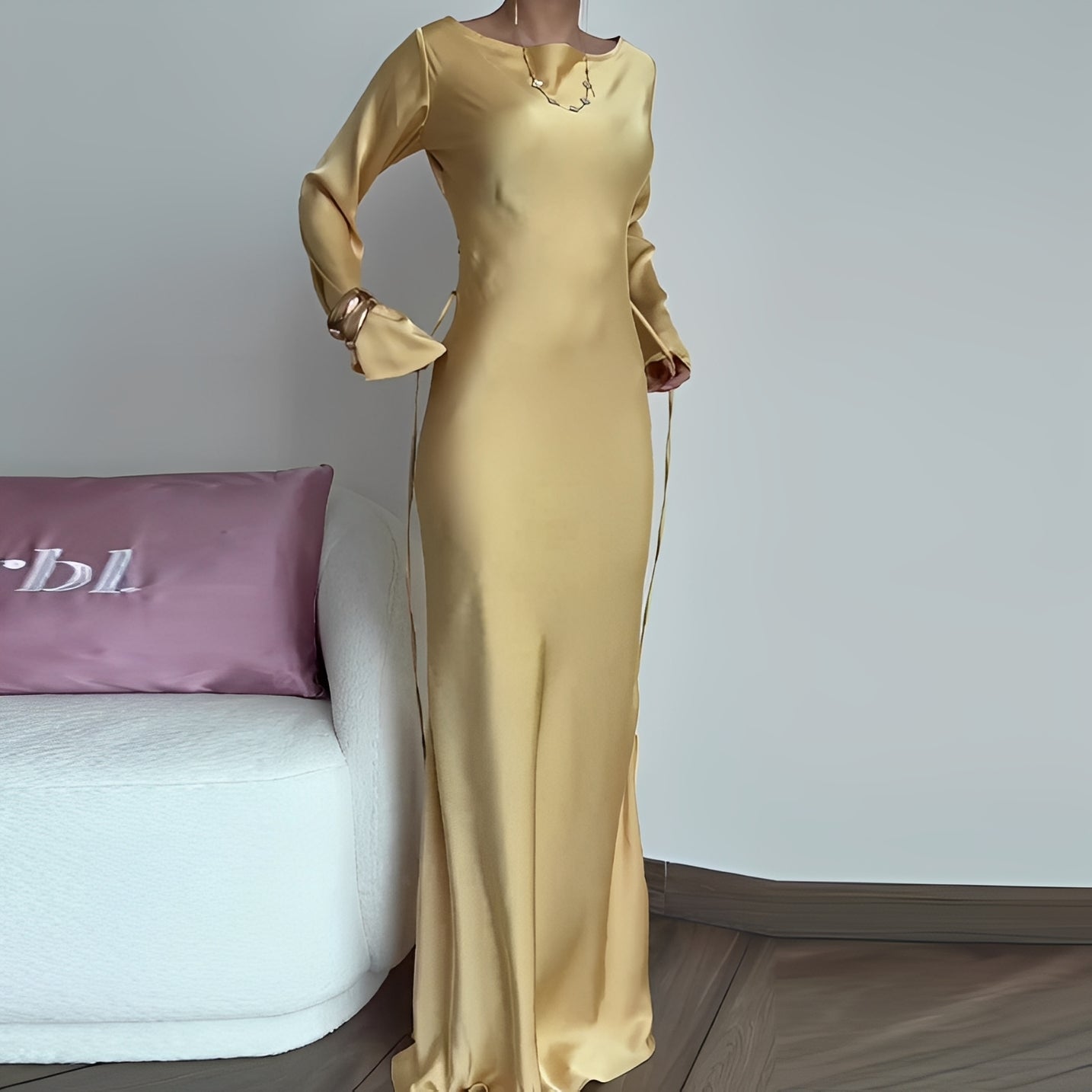 Anisa - Edles Damen-Langarmkleid