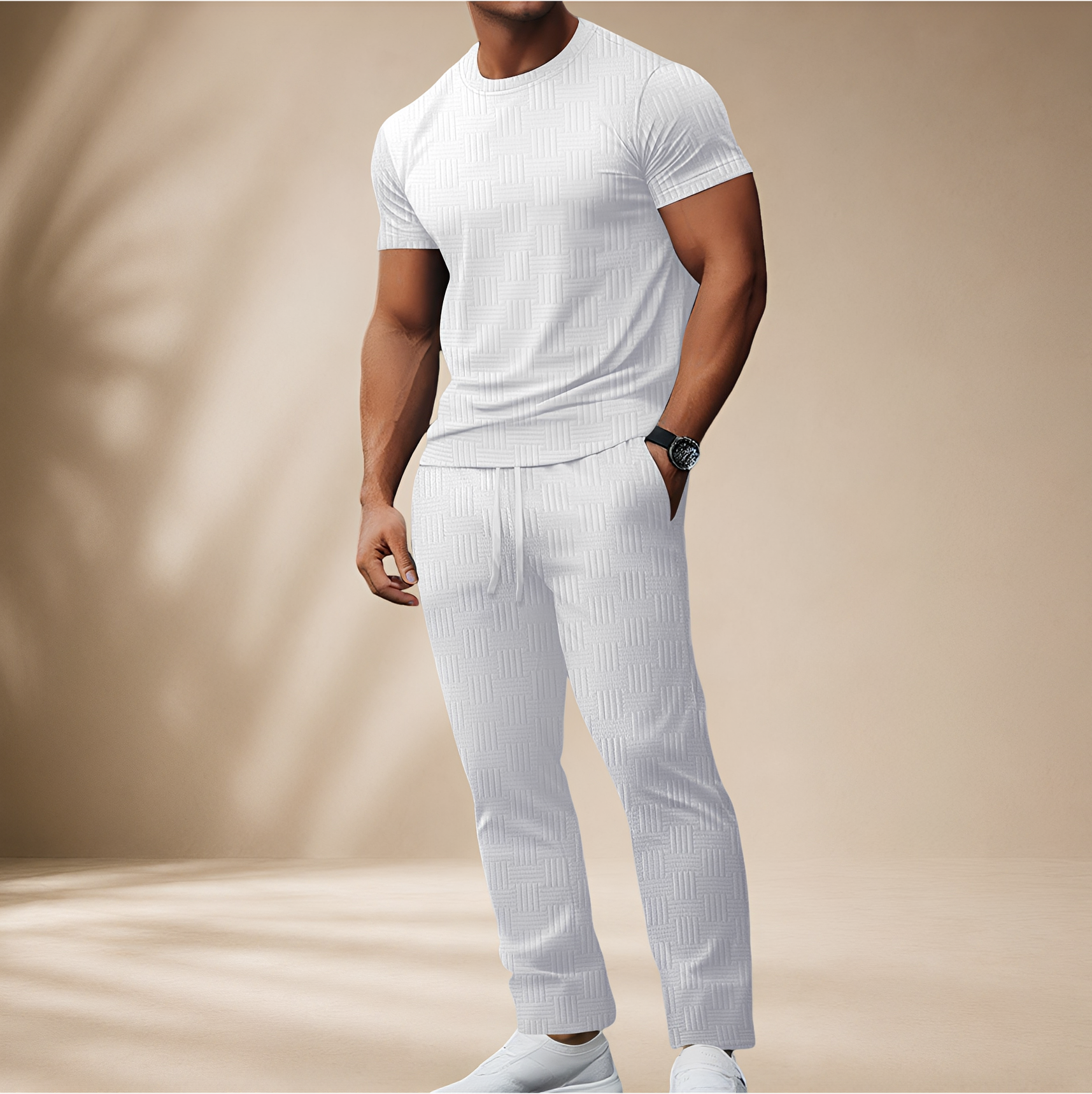 Thomas - Stilvolles Set aus T-Shirt und Hose