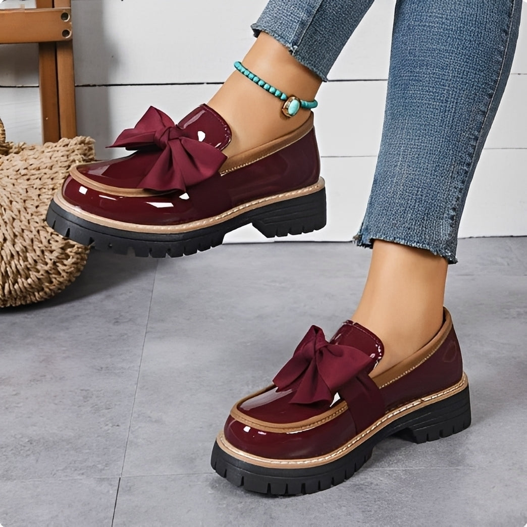 Miley - Stilvolle Loafer mit Schleifendetail