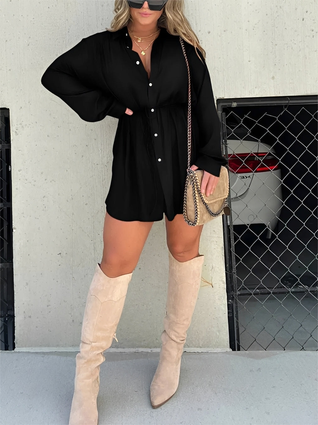 Effie - Bequemer Jumpsuit mit langen Ärmeln