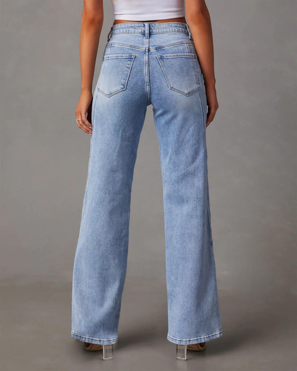 Rhian - Moderne, locker geschnittene Jeanshose