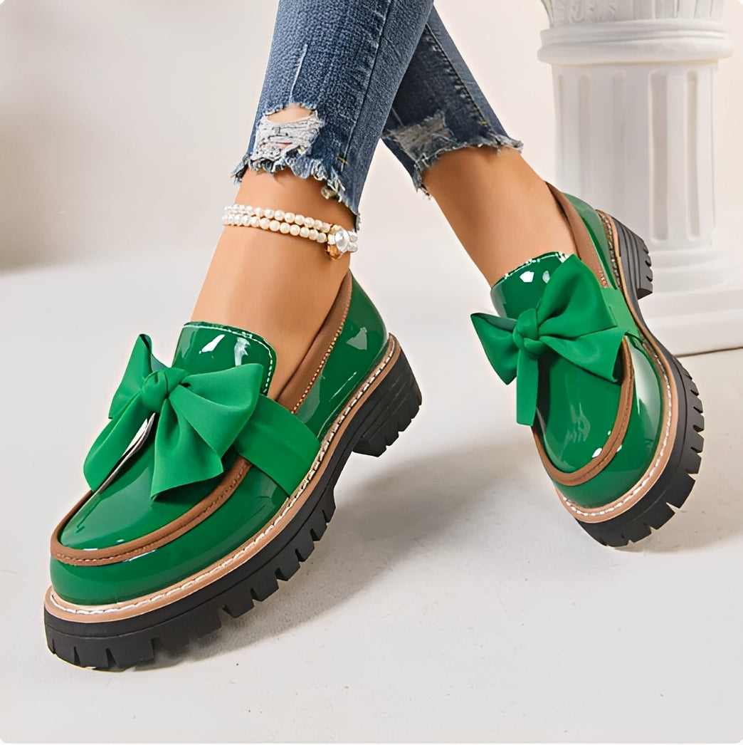 Miley - Stilvolle Loafer mit Schleifendetail
