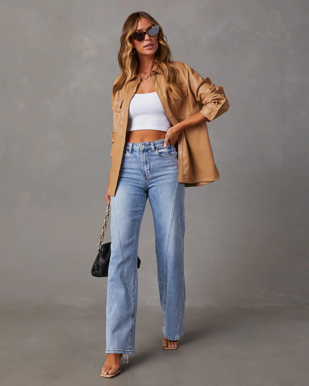 Rhian - Moderne, locker geschnittene Jeanshose