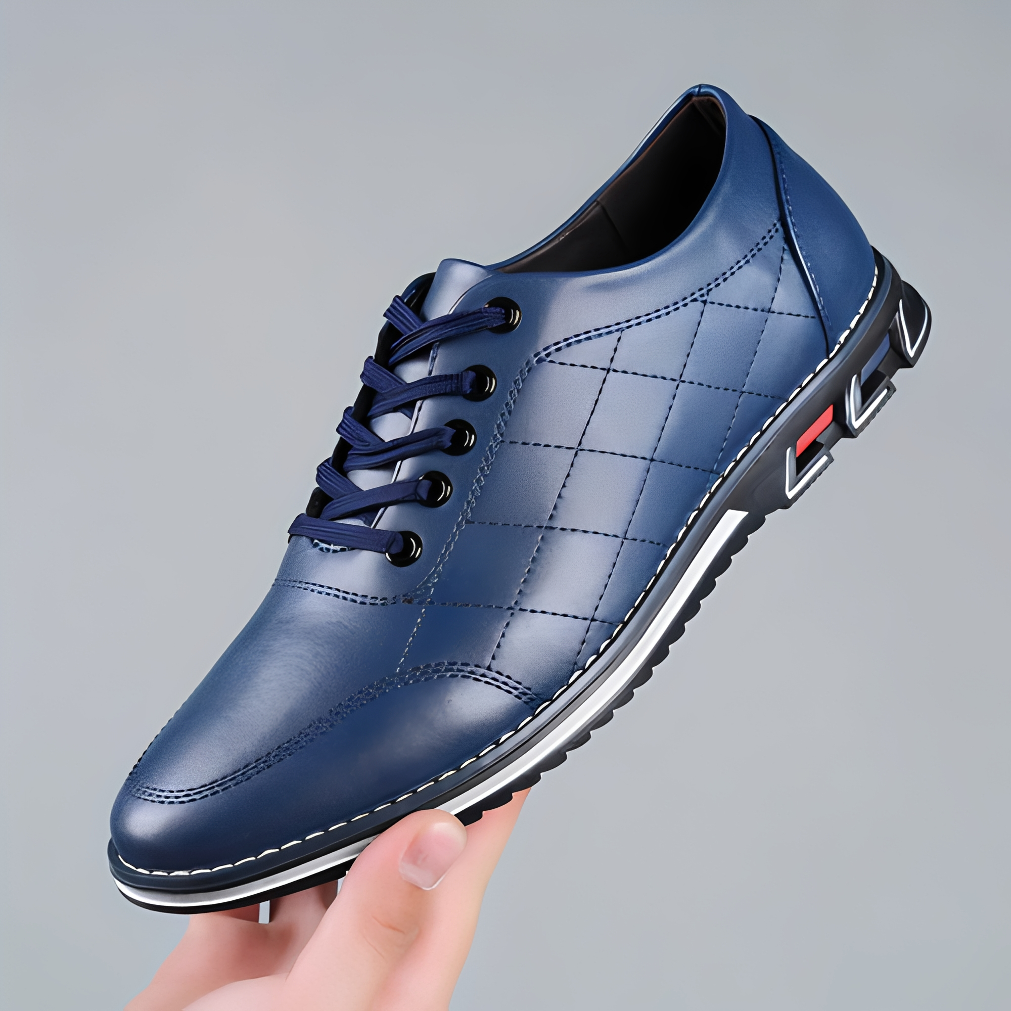 Edvin - Modische Schnürhalbschuhe für Herren