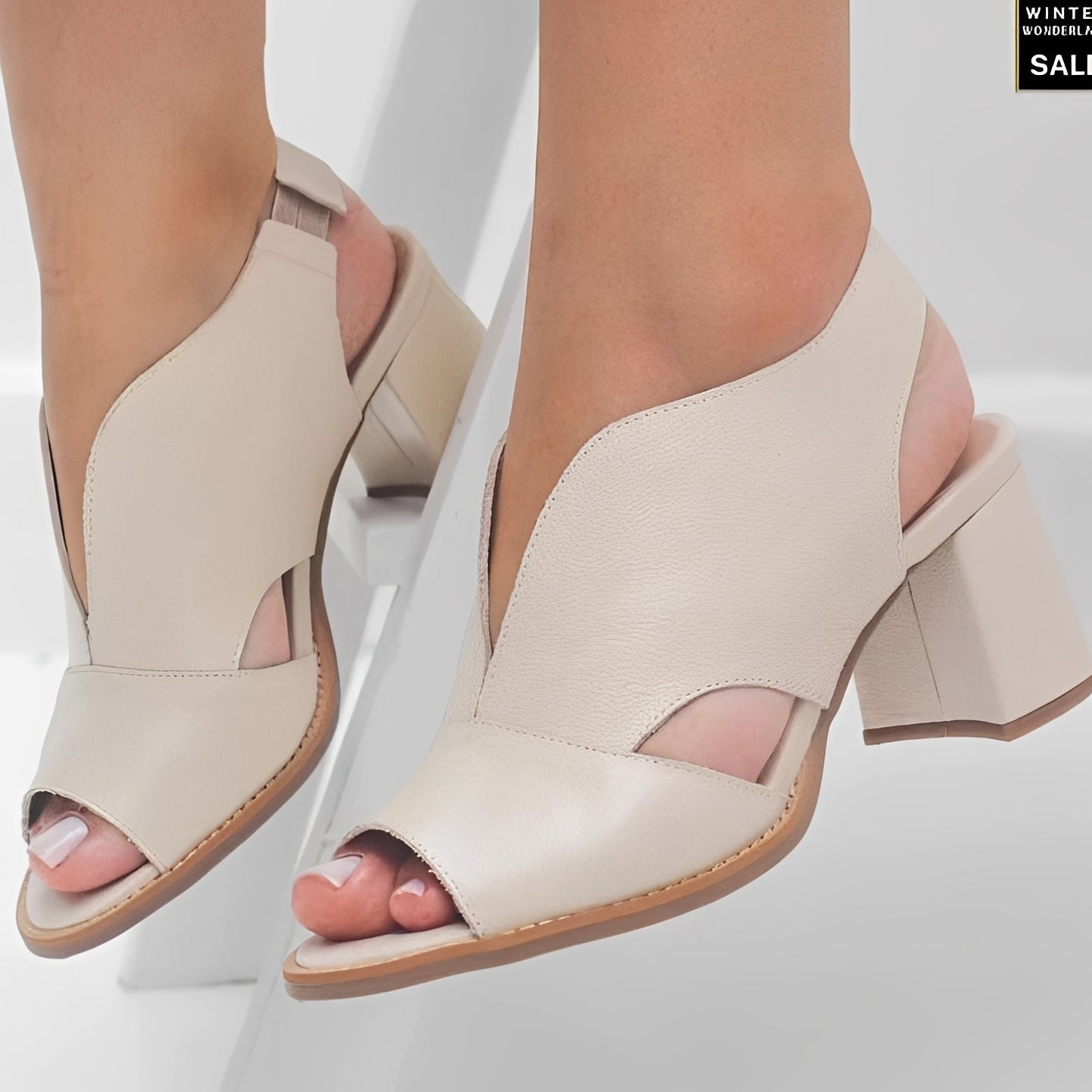 Anita - Trendige Peeptoe-Sandalen