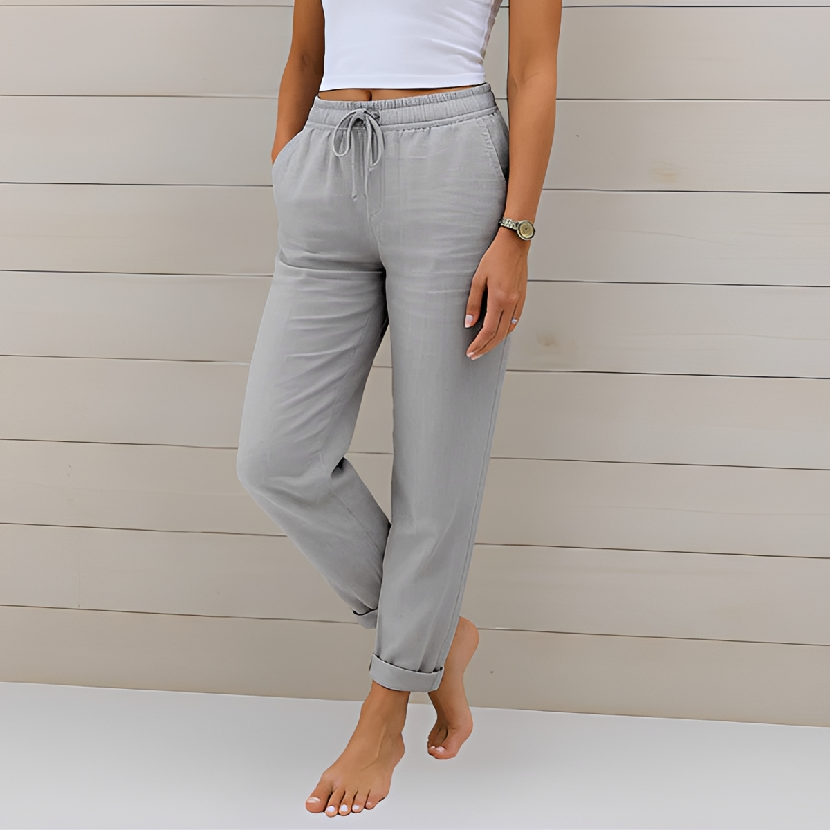 Audrey - Gemütliche Hosen mit Kordel