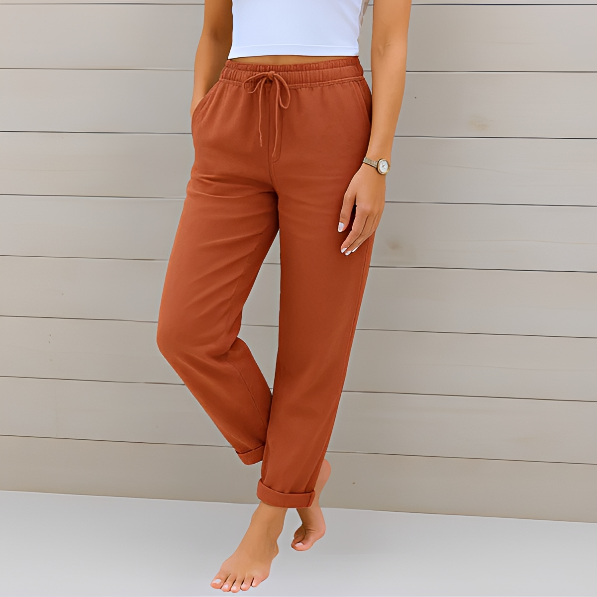 Audrey - Gemütliche Hosen mit Kordel
