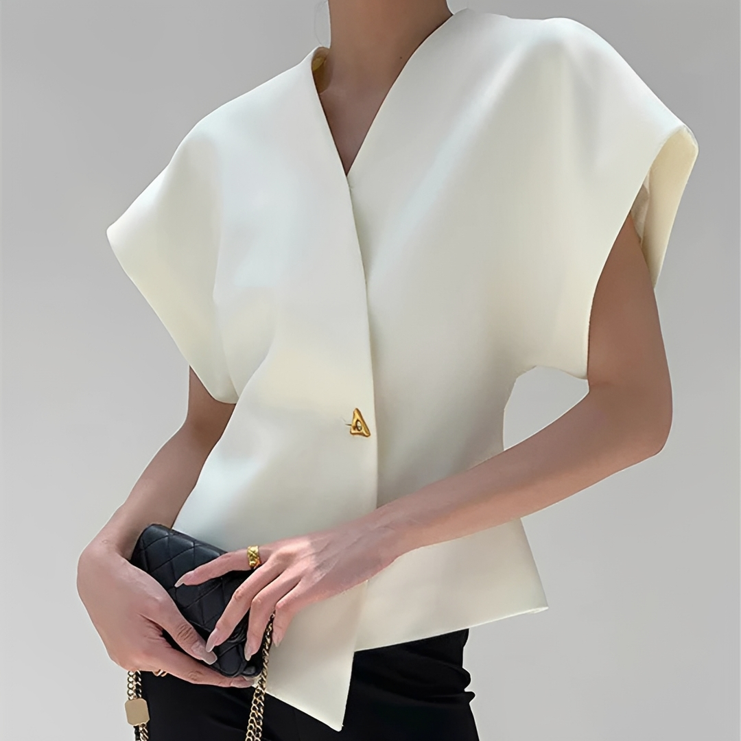 Ariella - Modische V-Ausschnitt Bluse