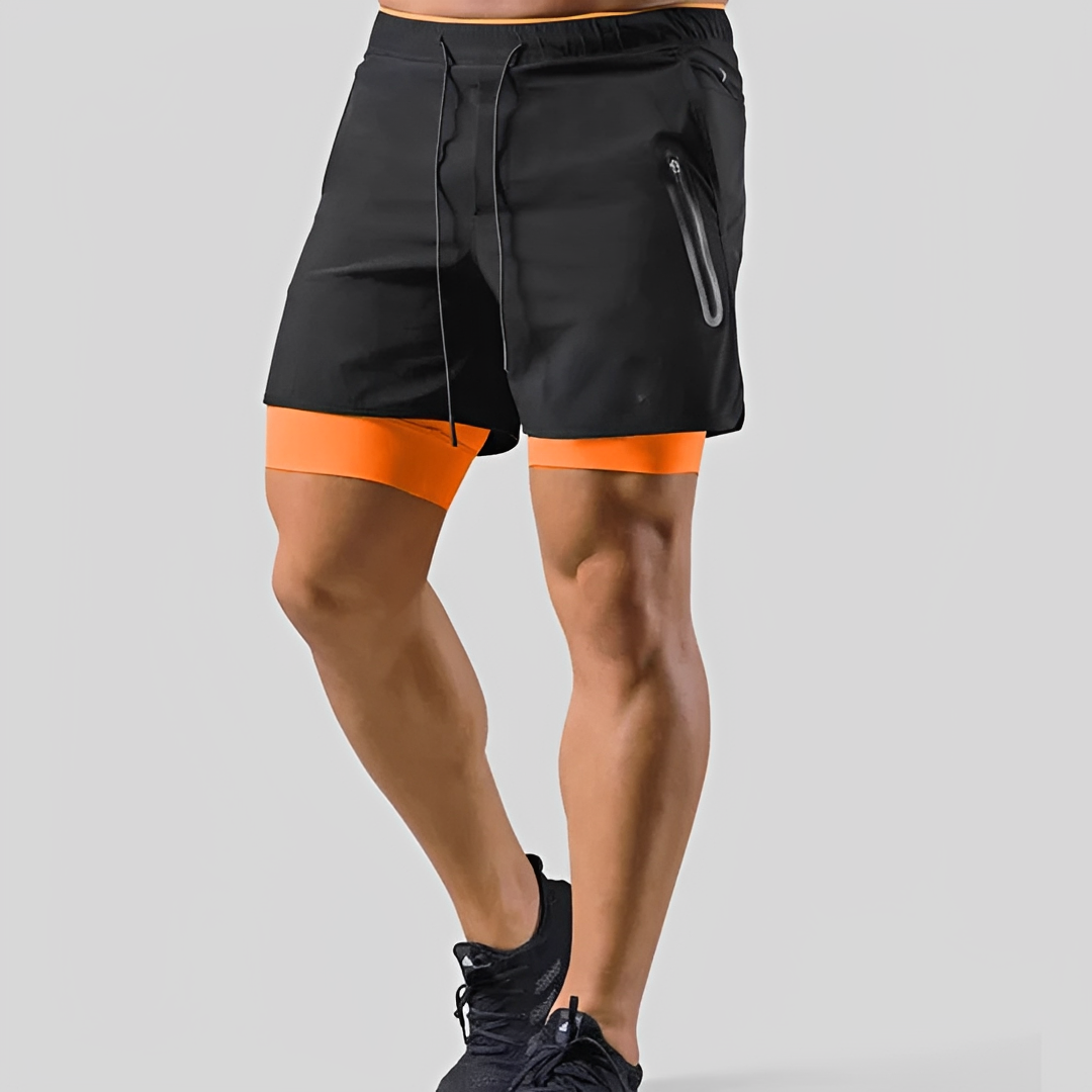 Steven - Männer Shorts - Zweilagig für sportliche Aktivitäten