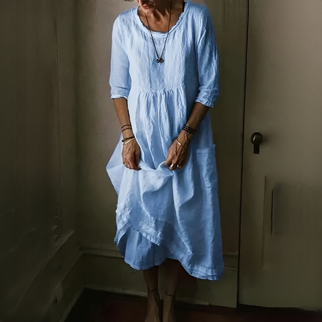 Aimee - Angenehmes Plisseekleid