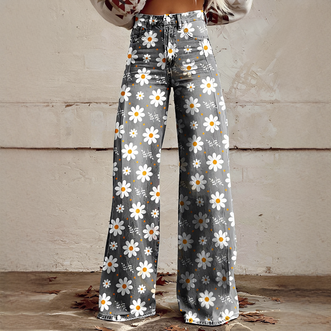 Shannon - Trendige Hose mit weitem Bein