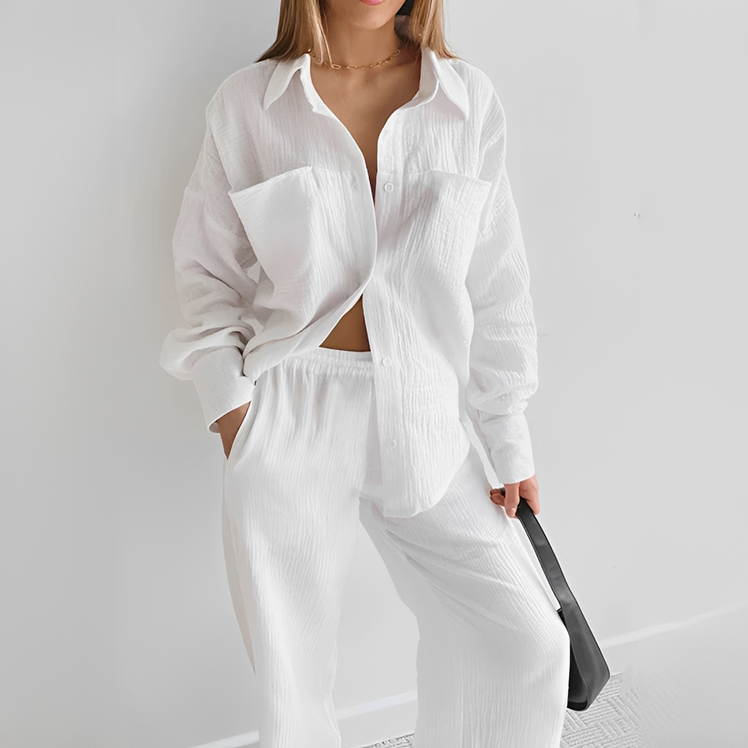 Lucille - Lässiges Zweiteiler-Set mit Hose