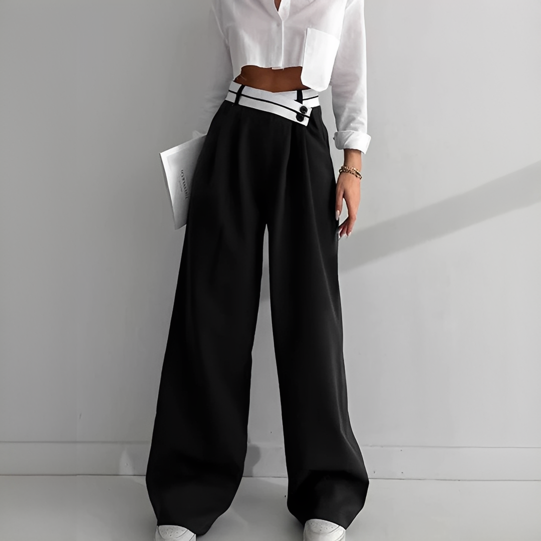 Aurilla - Elegante Hose mit weitem Bein