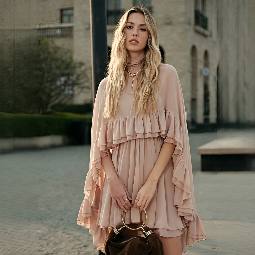 Zhuchin - Schickes Rüschenkleid