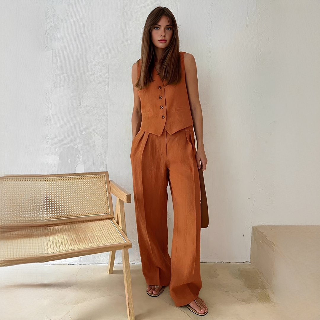 Eunise - Schickes Set aus Top und Hose