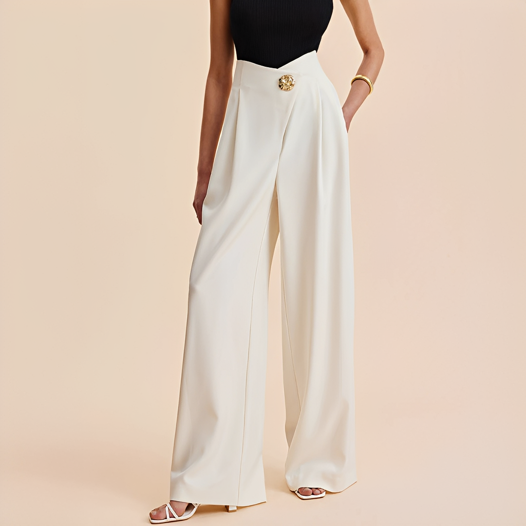 Joyce - Weite Hose mit hohem Bund