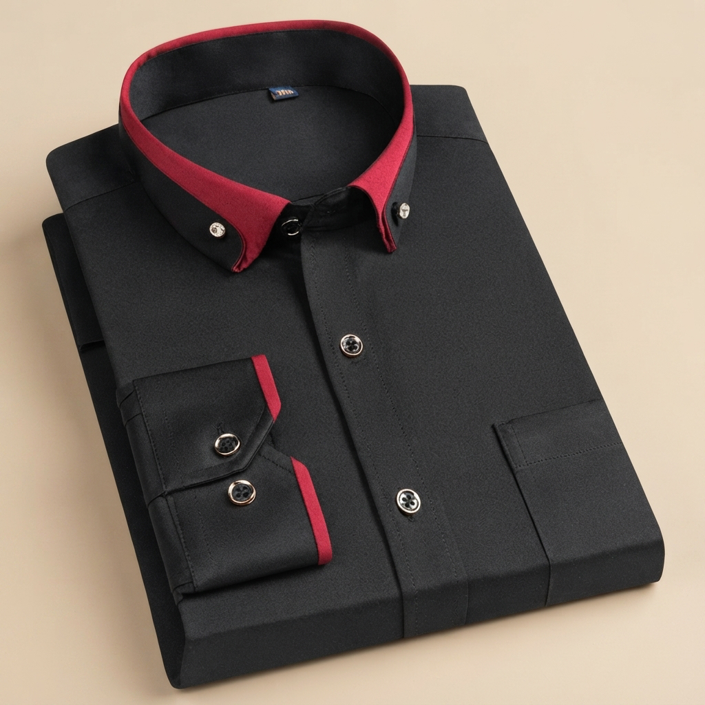 Giovanni - Anpassbares Poloshirt mit langen Ärmeln