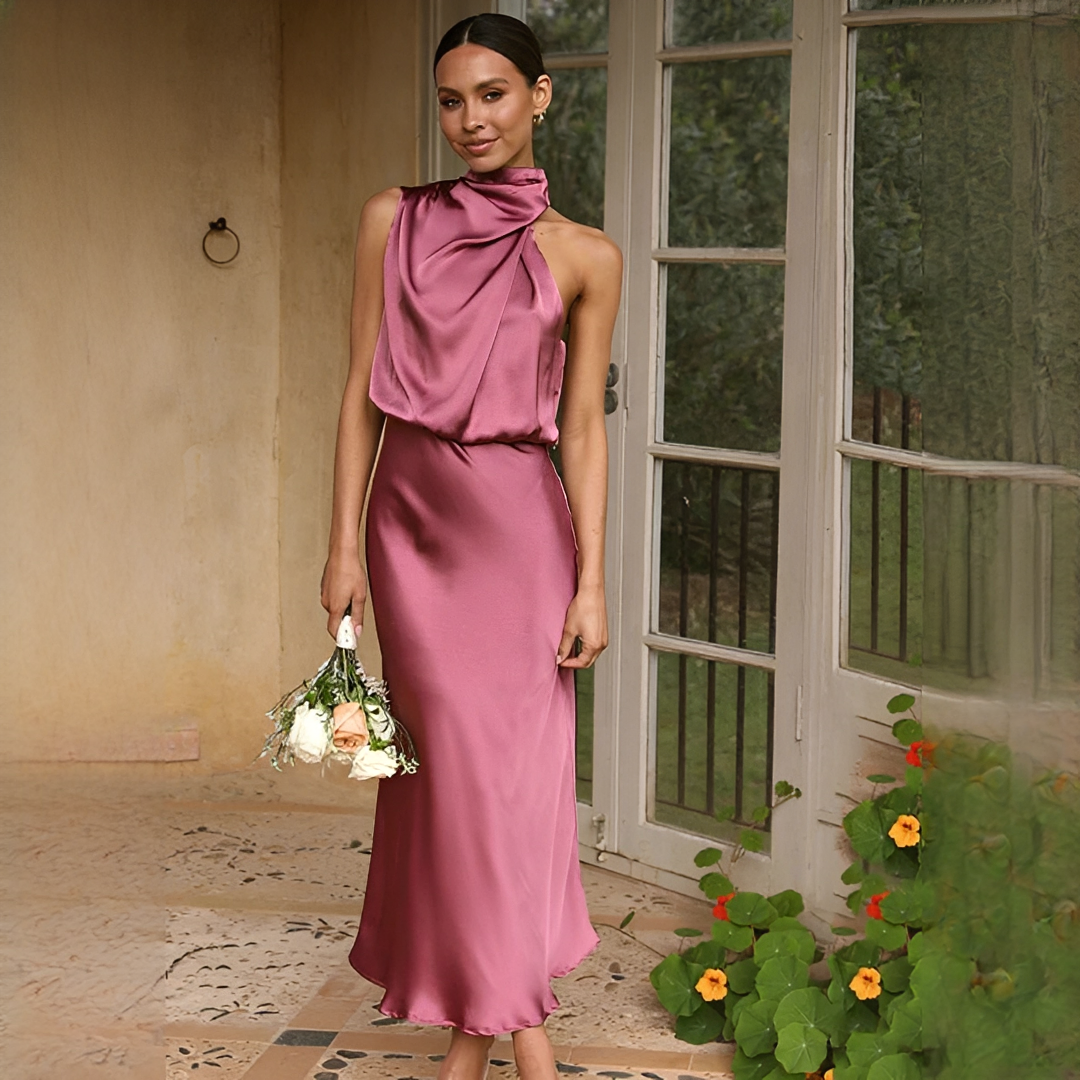 Juliana - Modisches ärmelloses Neckholder-Kleid