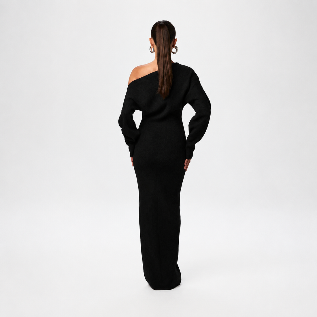 Tahlia - Schickes Maxikleid mit asymmetrischem Träger