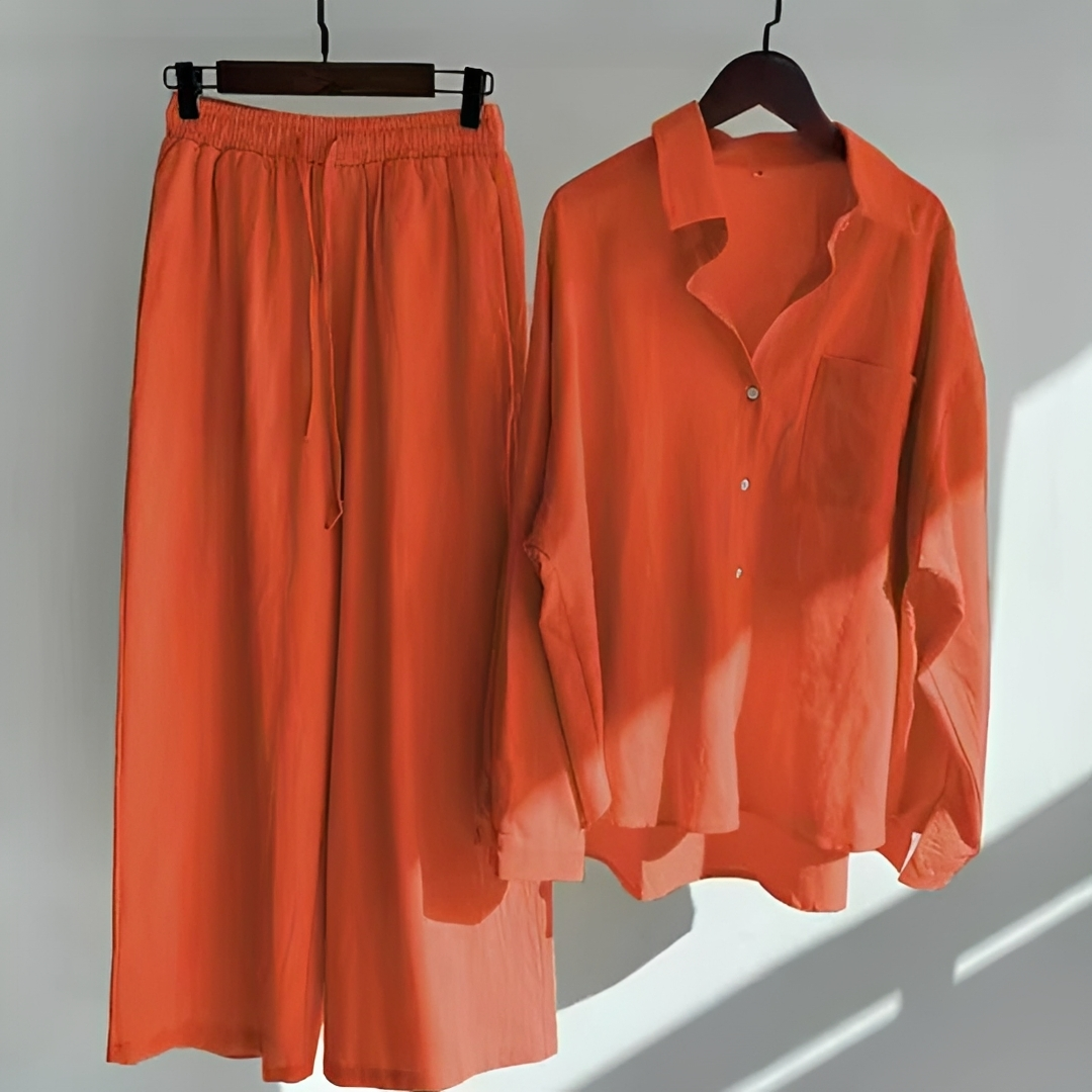 Madalynn - Bequemes Hosen-Set mit weiter Passform