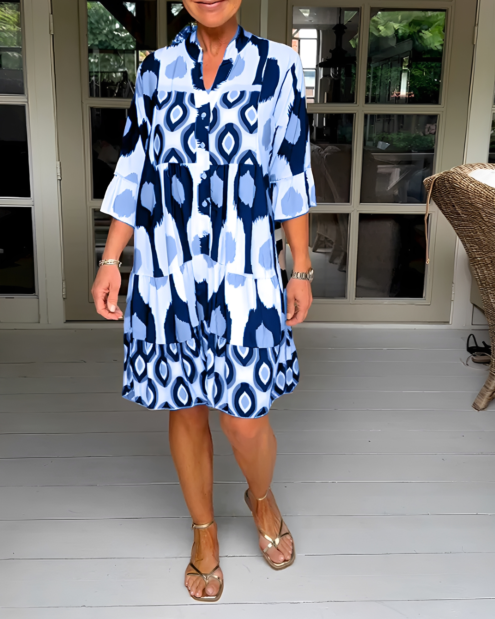 Faiza - Elegantes Lässiges Minikleid