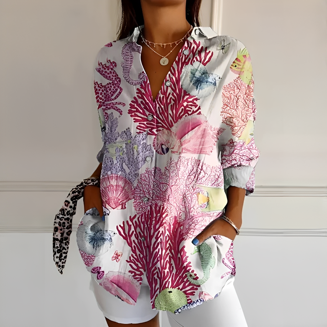 Eleanor - Stilvolle Bluse mit Knopfverschluss
