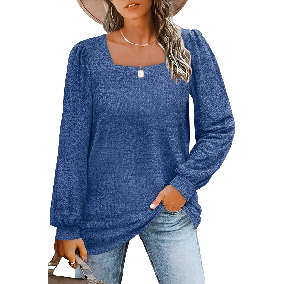 Jaylin - Elegantes Top mit eckigem Ausschnitt
