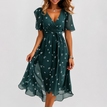 Luella - Leichtes Midikleid mit V-Ausschnitt