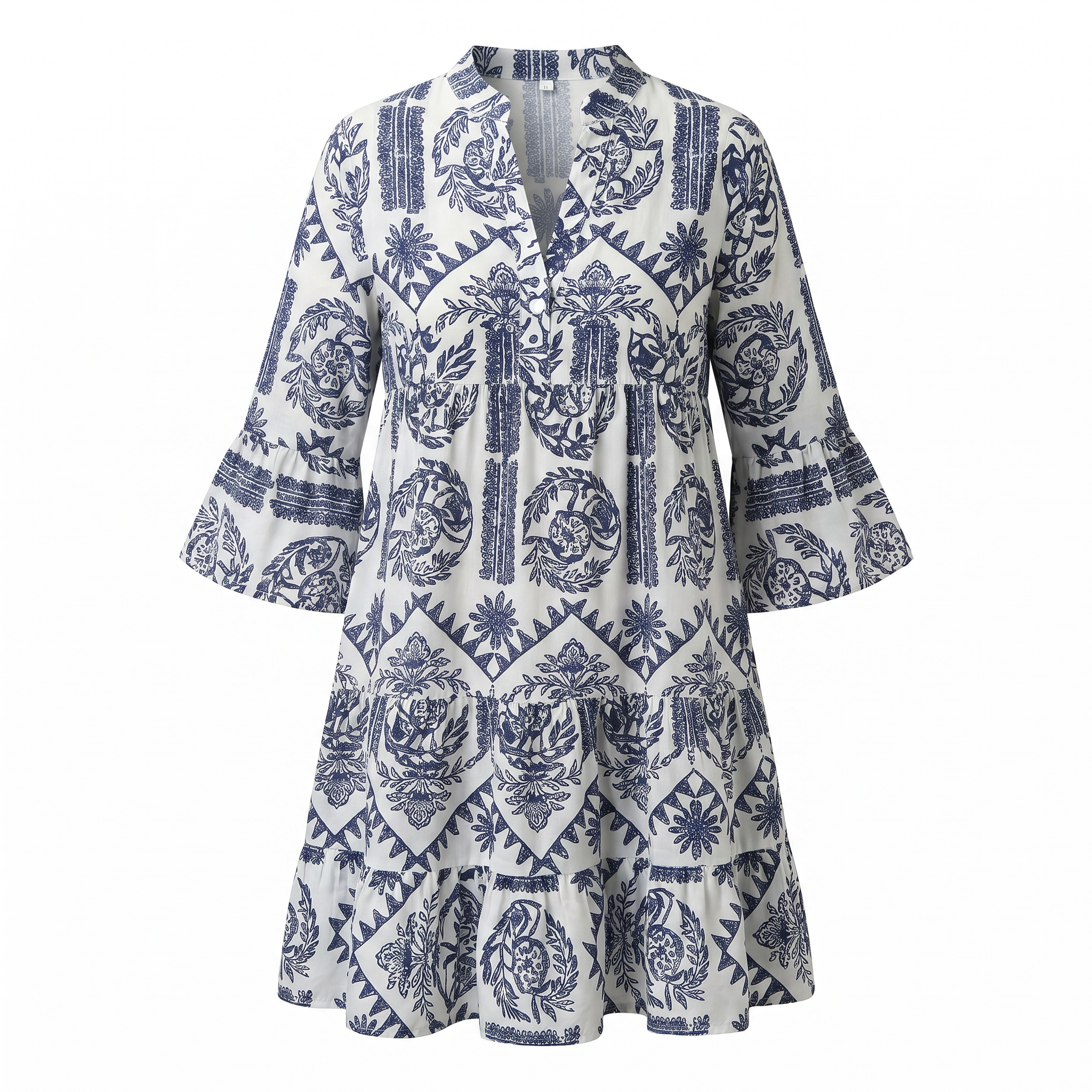 Krisella - Stilvolles Boho-Midi-Kleid