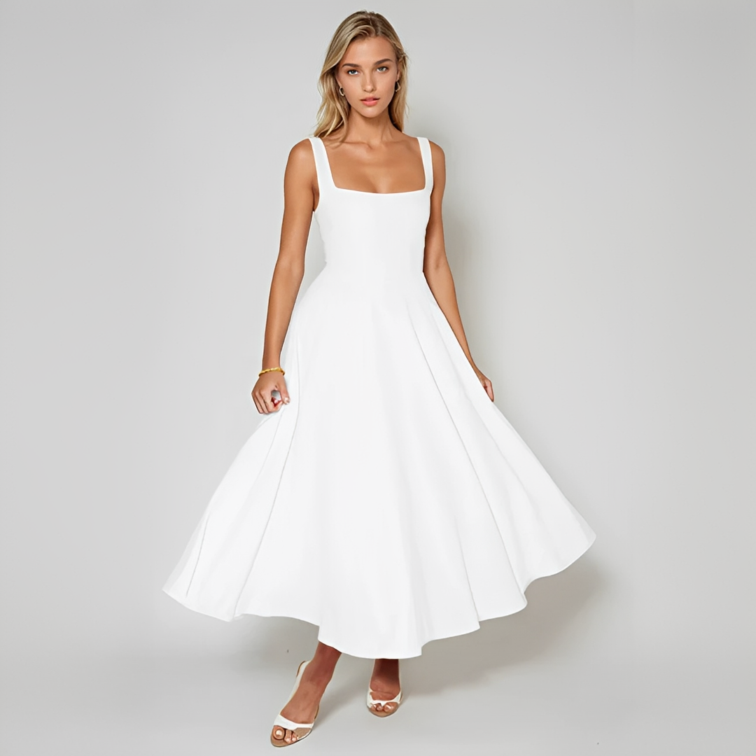 Yarabelle - Schickes Midi-Kleid mit Trägern