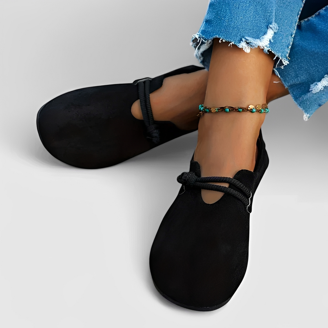 Marjorie - Komfortable Schuhe mit runder Spitze
