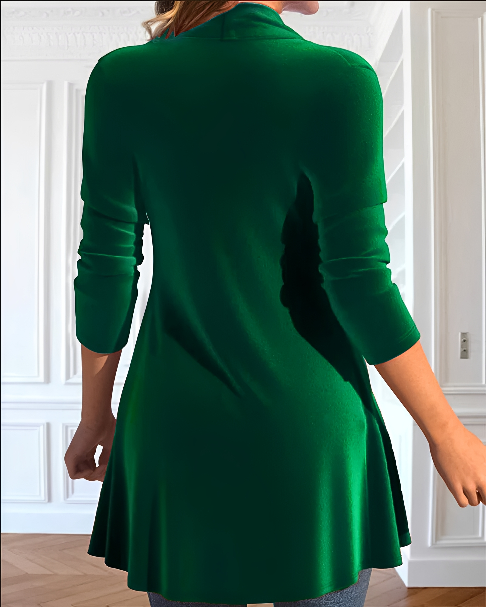 Samia - Elegante Rüschenbluse mit Pailletten