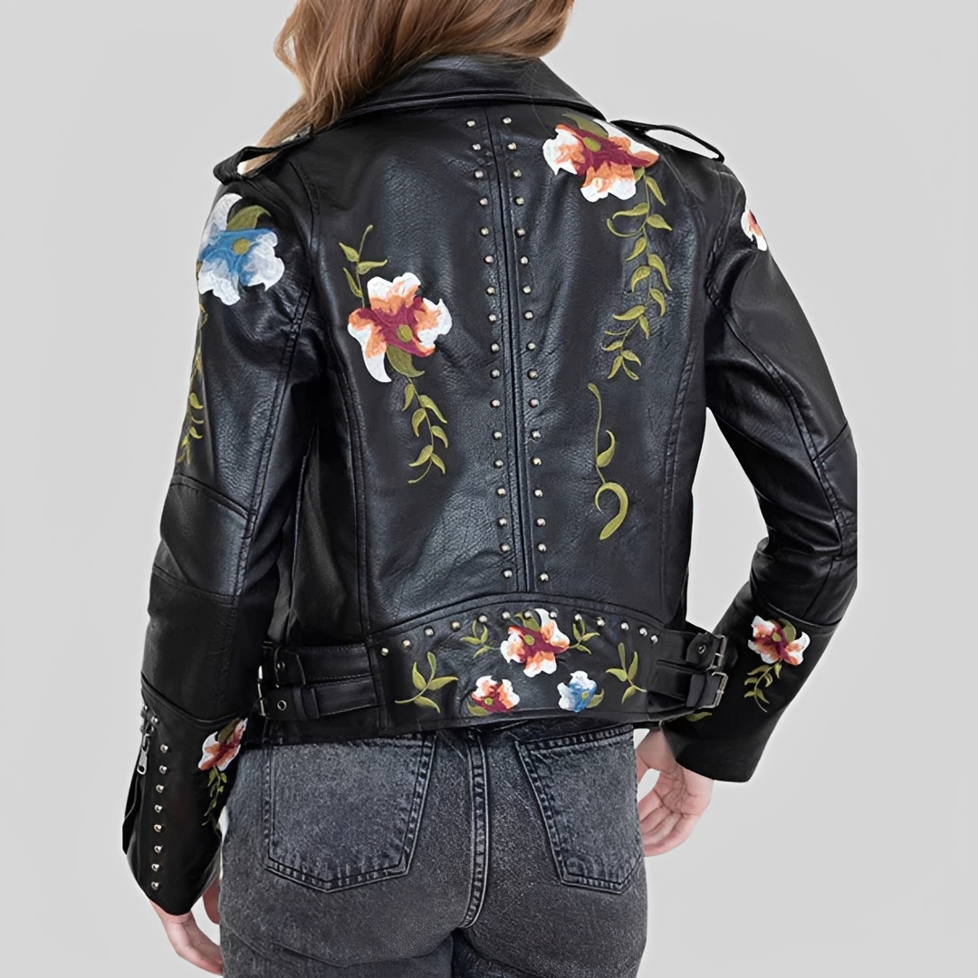 Zoey - Jacke im Retro-Stil mit Stickereien