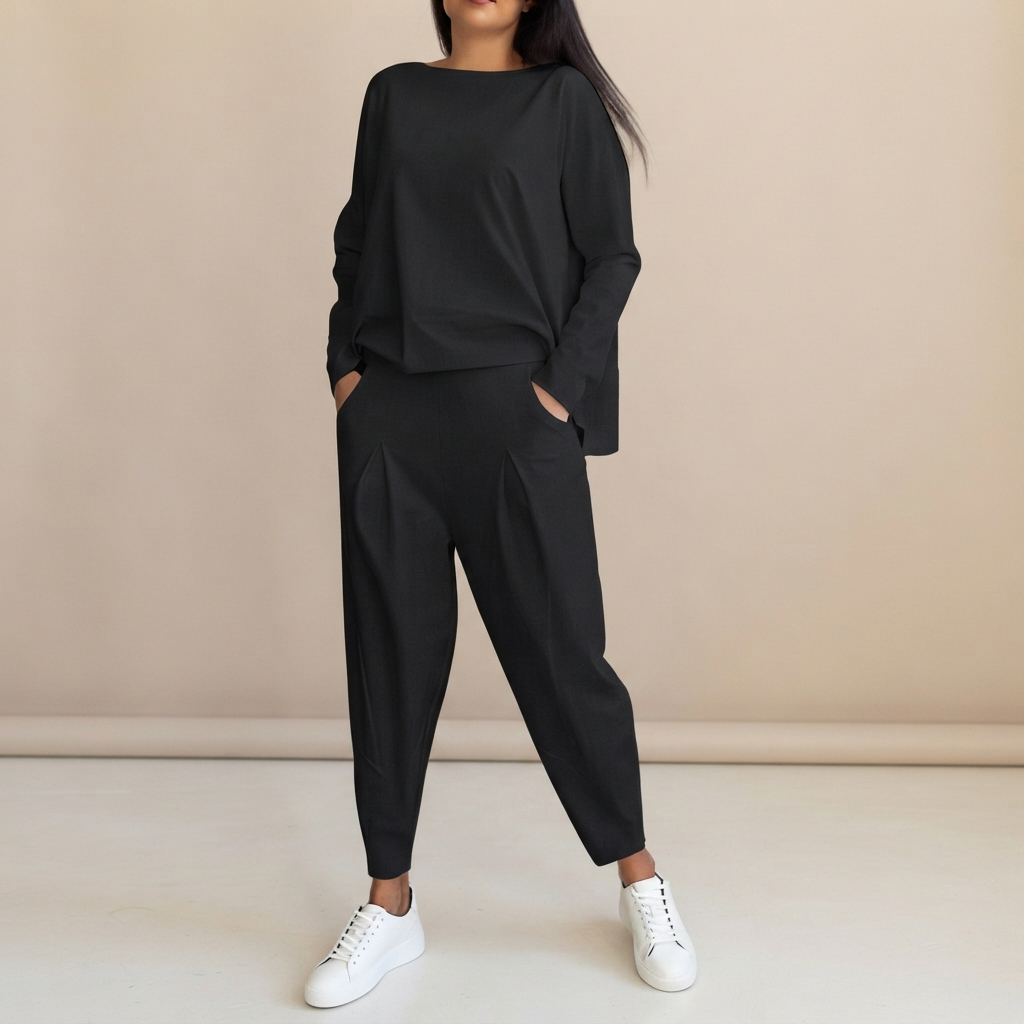 Emilyn - Bequemes Set mit lockerer Hose