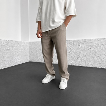 Zeke - Locker geschnittene Hose mit Kordelzug