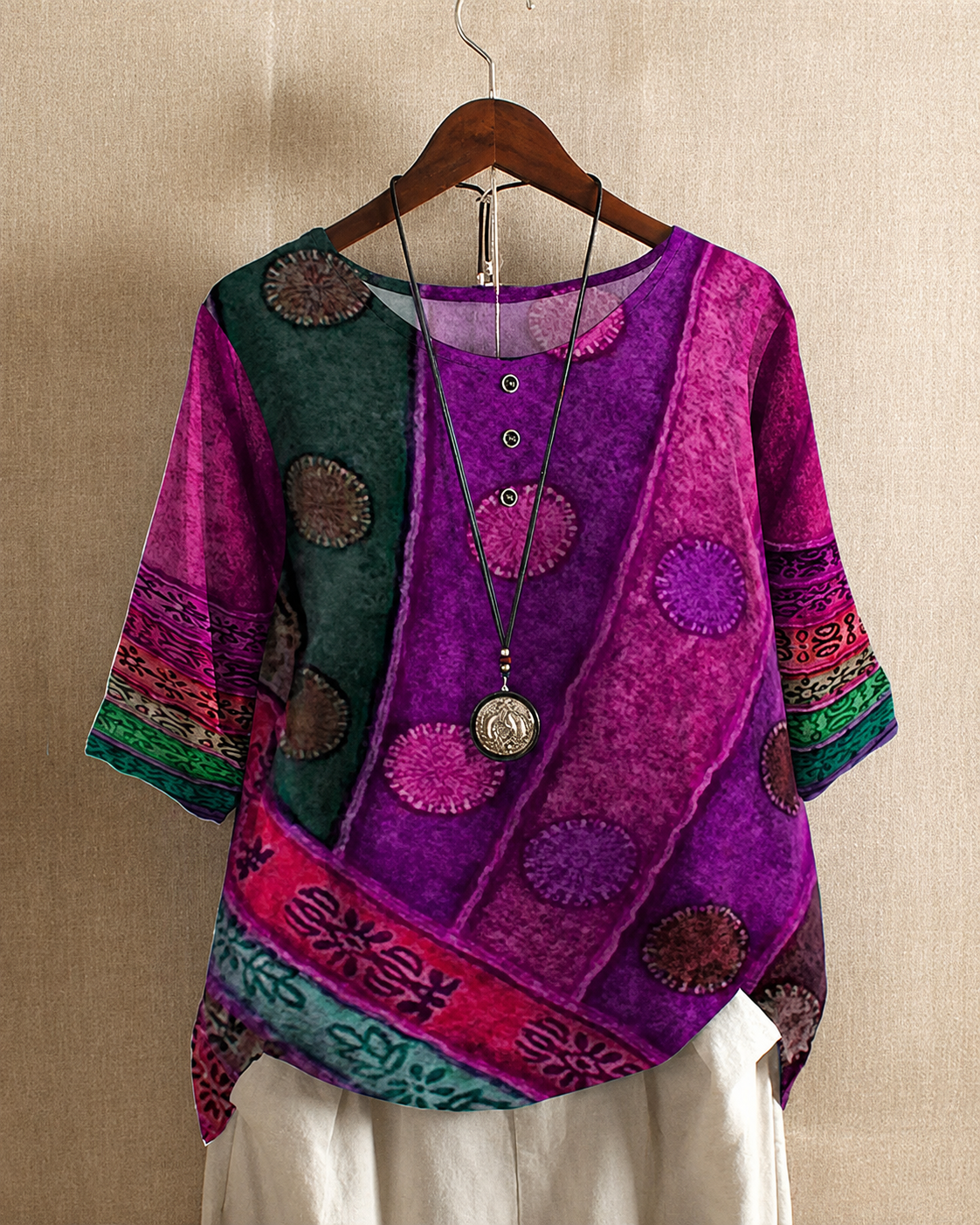 Ferlisha - Luftige, stilvolle Bluse