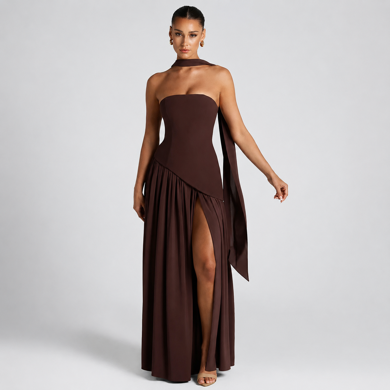 Fatimea - Stilvolles Maxikleid mit Tubetop