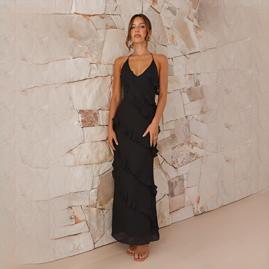 Latresia - Stilvolles und Schickes Neckholder-Kleid