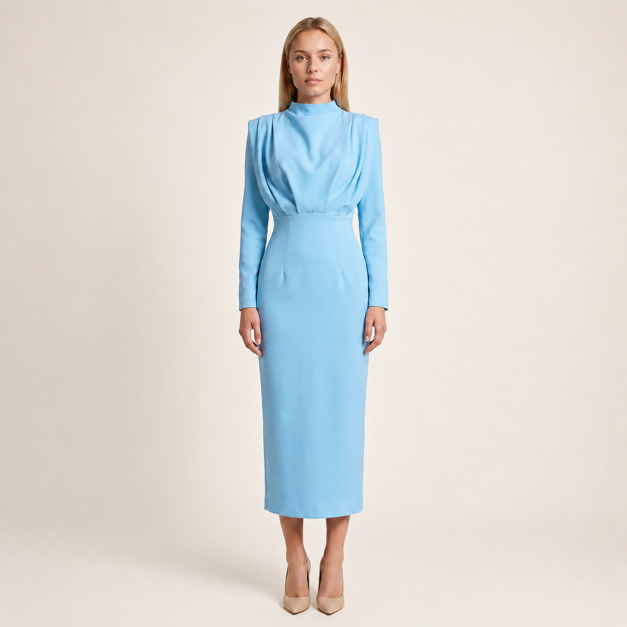Darby - Stilvolles Kleid mit langen Ärmeln