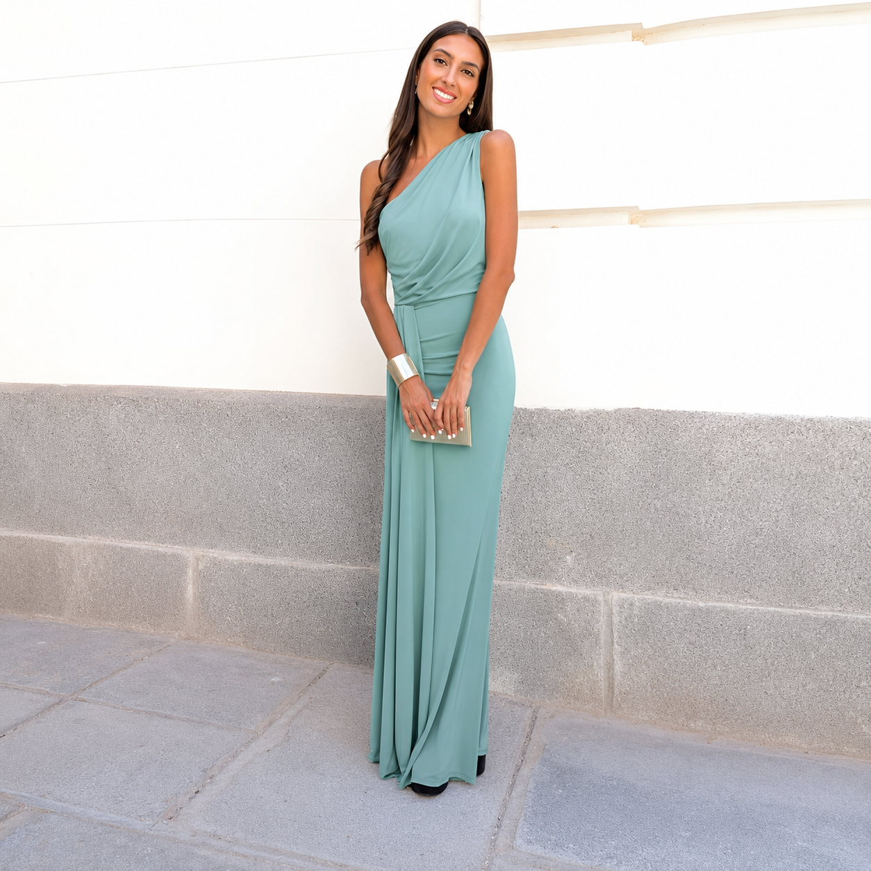 Mallory - Schickes Kleid mit One-Shoulder-Design