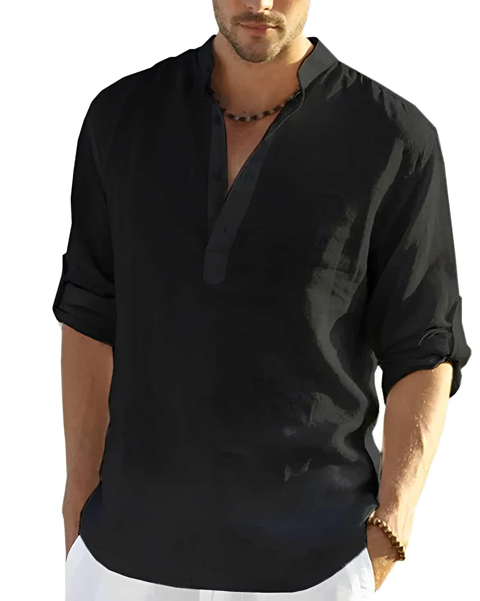 Tristan - Komfortables V-Ausschnitt-Shirt