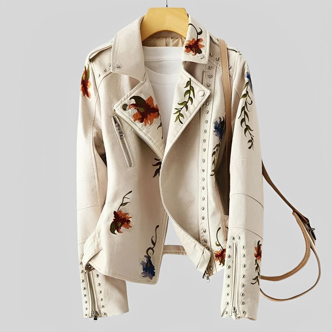 Zoey - Jacke im Retro-Stil mit Stickereien