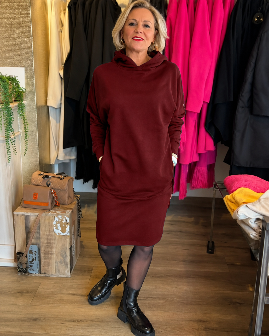 Annette - Schickes Hoodie-Kleid