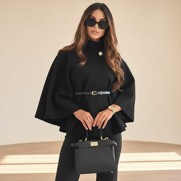 Lindsey - Elegante Jacke mit Gürtel und lockeren Ärmeln