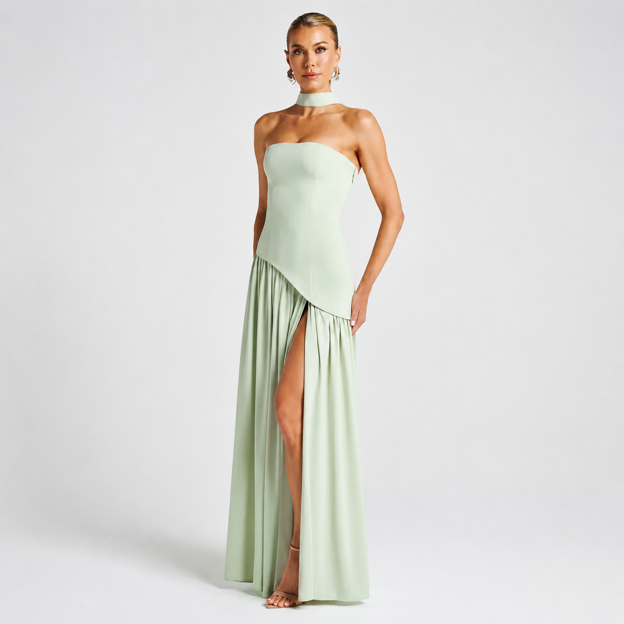 Fatimea - Stilvolles Maxikleid mit Tubetop