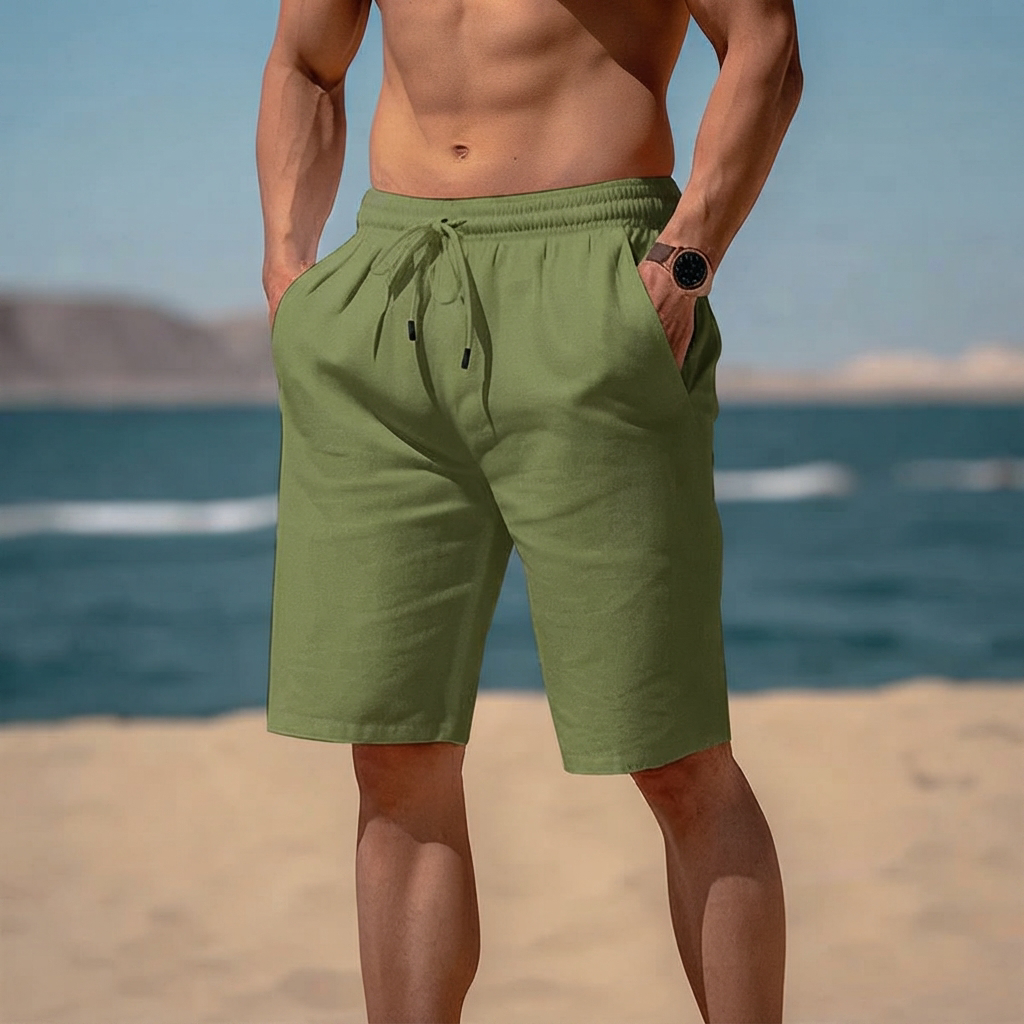 Junziem - Lässige Kordelzug-Shorts