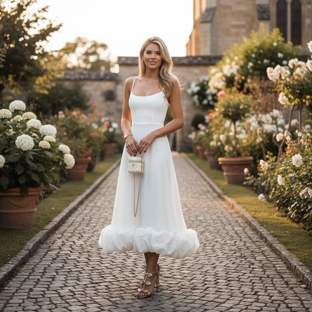 Blaine - Anmutiges Fließendes Kleid