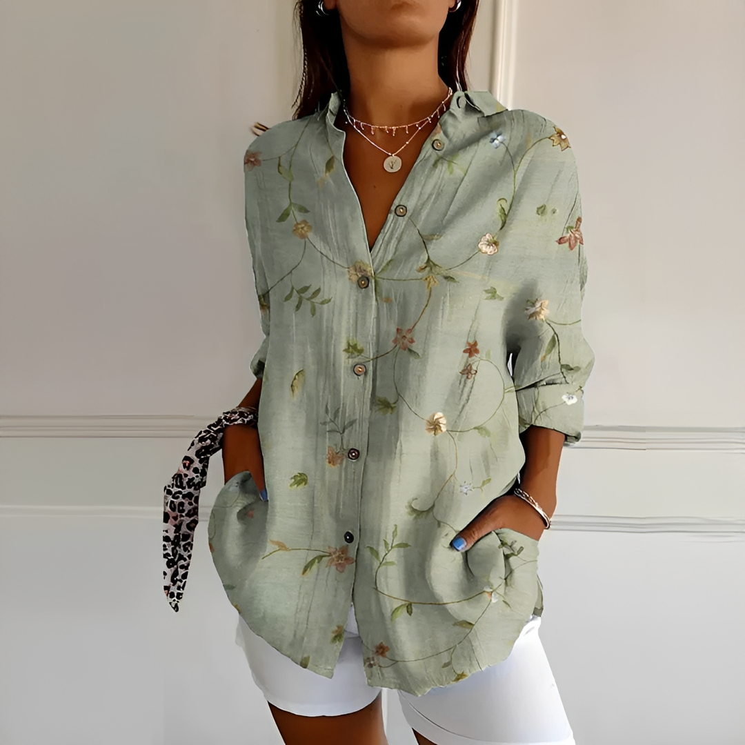 Eleanor - Stilvolle Bluse mit Knopfverschluss